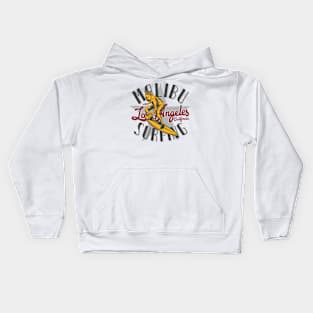 Malibu Surfers old school los angeles vintage Kids Hoodie